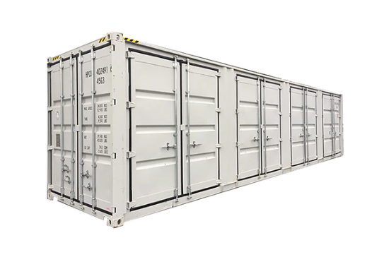 40ft High Cube Storage Container with 4 Side Doors