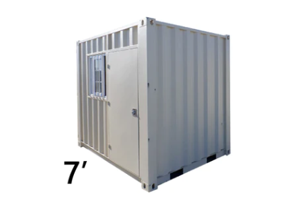 7ft Small Cubic Shipping Container with Window and Man Door