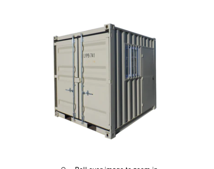 8ft Small Cubic Shipping Container with Window and Man Door