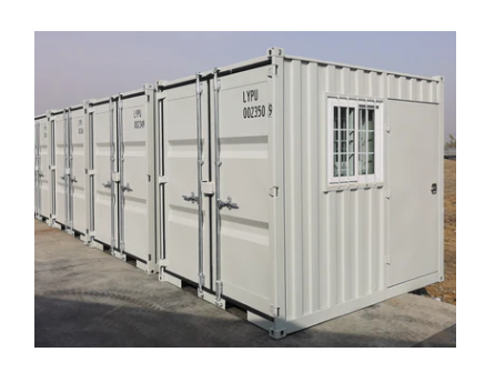 8ft Small Cubic Shipping Container with Window and Man Door