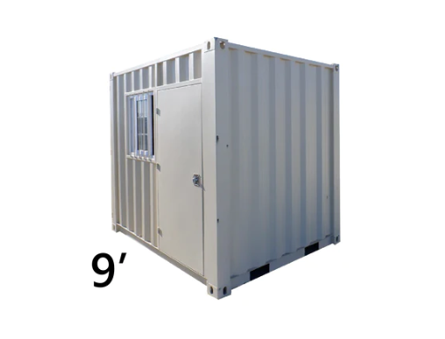 9ft Small Cubic Shipping Container with Side Door and Window