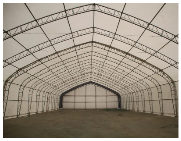 Skore Industrial Double Truss Storage Shelter W40'xL80'xH23'