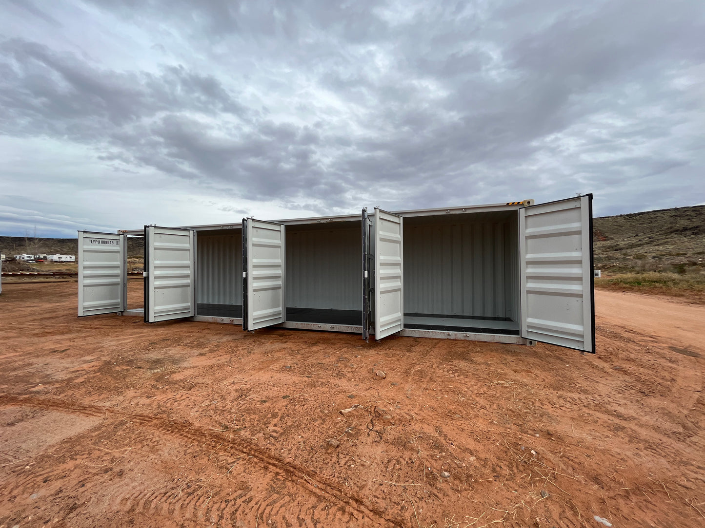 40ft High Cube Storage Container with 4 Side Doors