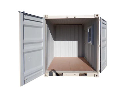 8ft Small Cubic Shipping Container with Window and Man Door