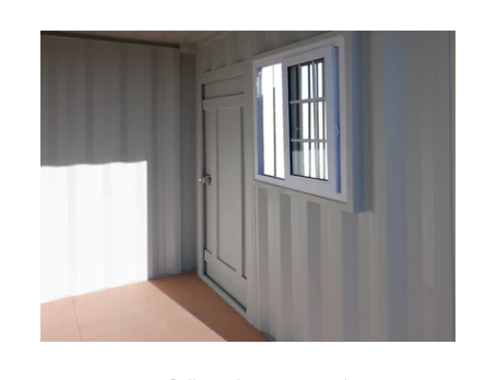 8ft Small Cubic Shipping Container with Window and Man Door