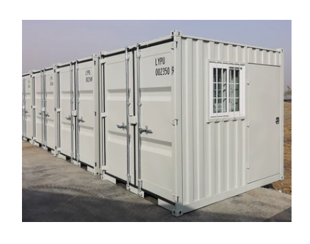 8ft Small Cubic Shipping Container with Window and Man Door 