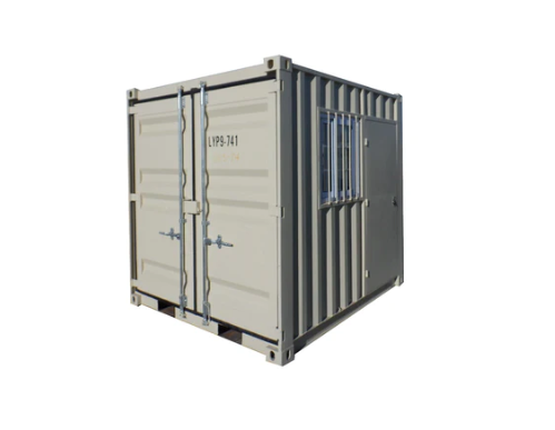 9ft Small Cubic Shipping Container with Side Door and Window