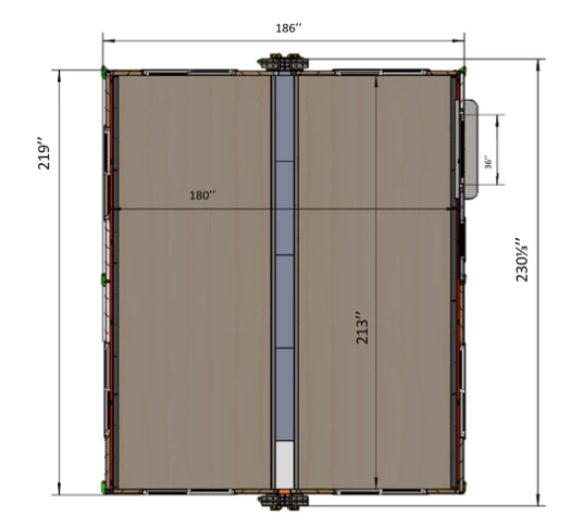 Mobile Expandable Prefab House 15ft x 20ft